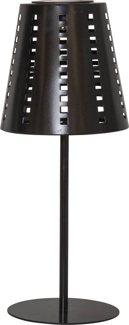Sola aurinkokennopöytävalaisin 35 cm musta