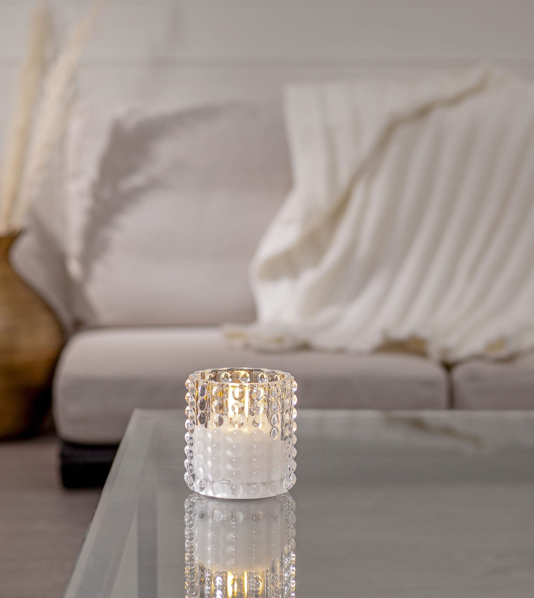 Flamme Dotty LED-kynttilä kirkas 10 cm