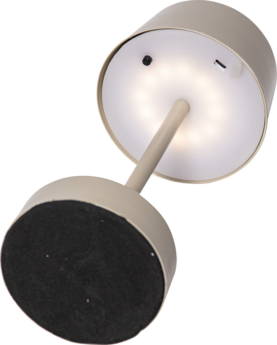 Solei aurinkokennopöytävalaisin beige