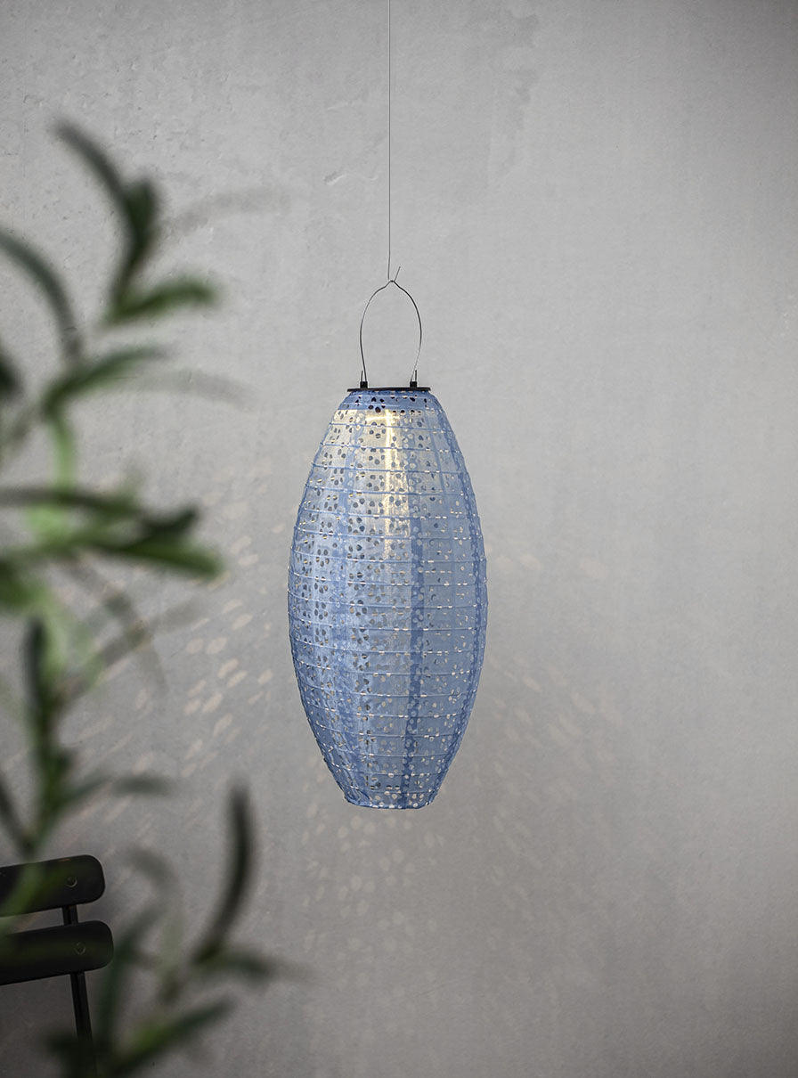 Festa aurinkokennolyhty 40 cm sininen