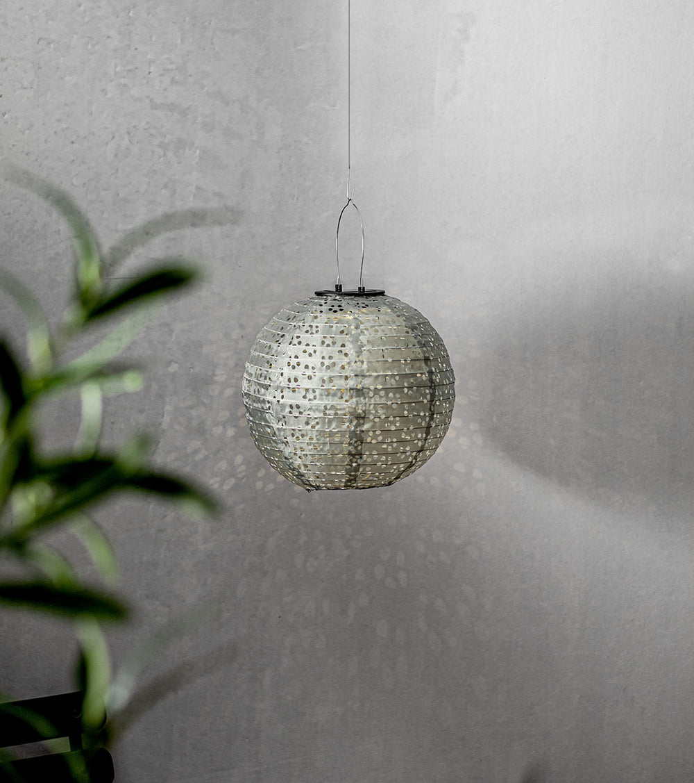 Festa aurinkokennolyhty 25 cm vihreä