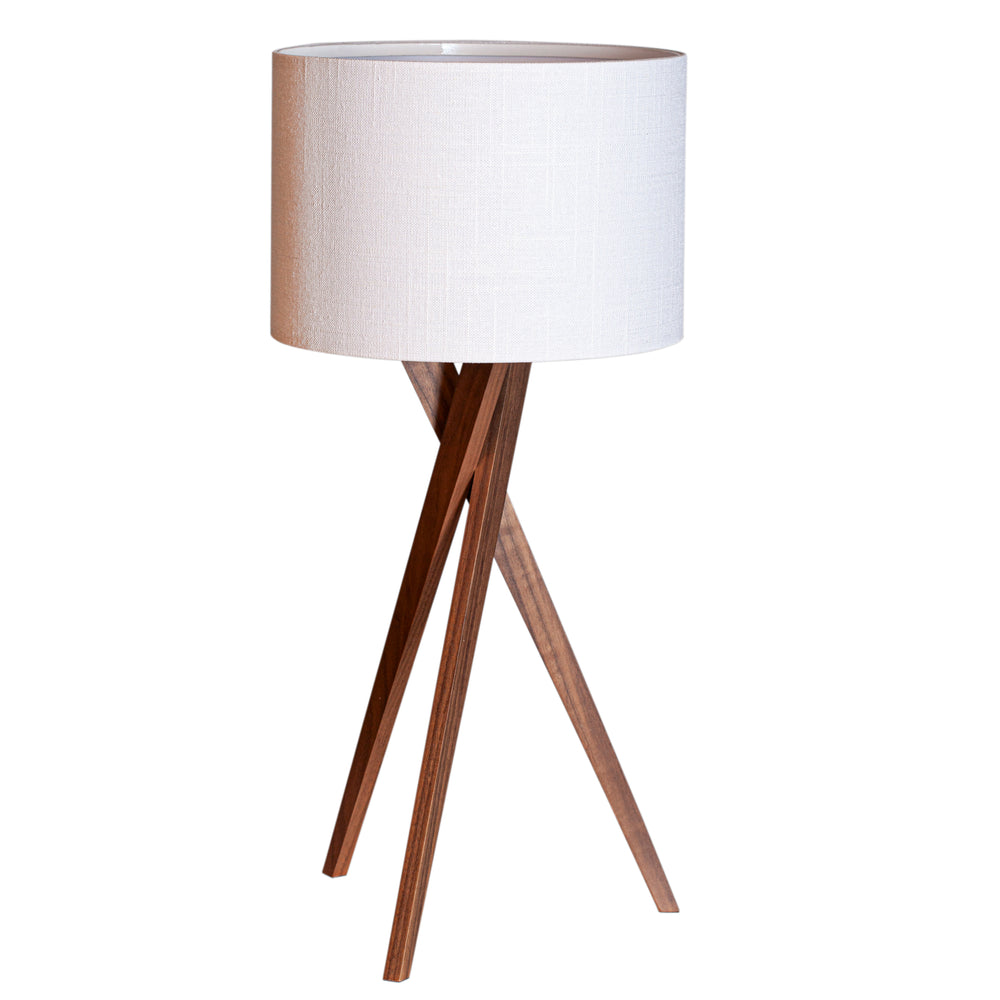 Vega pöytävalaisin pähkinä/valkoinen