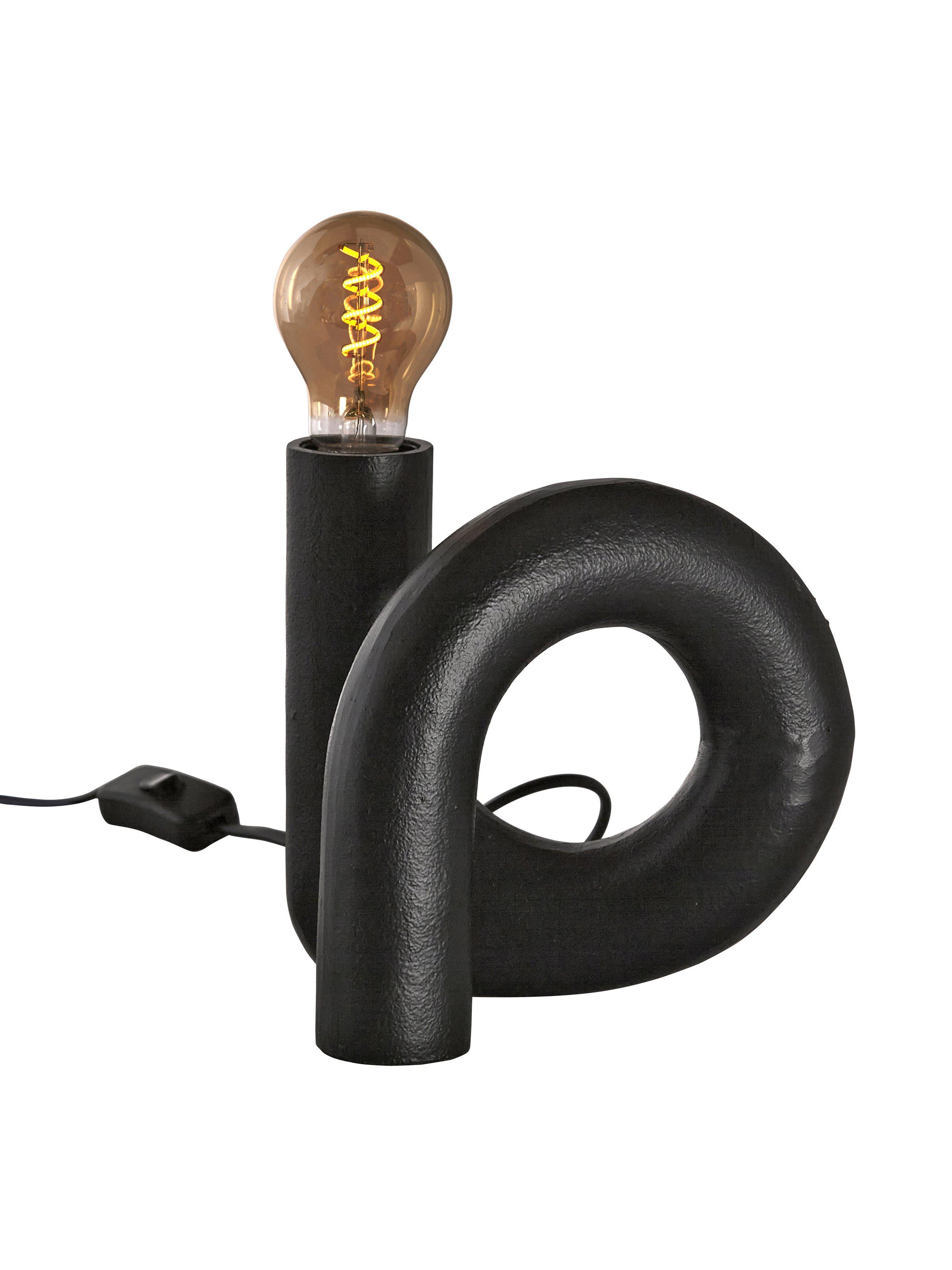 Notice Swirl lampunjalka raakamusta 18cm