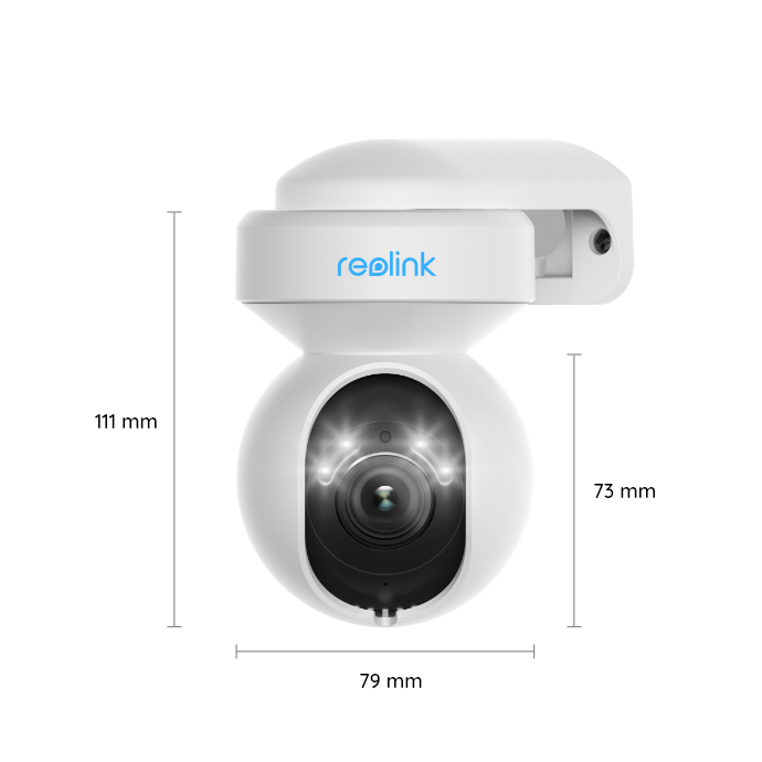 Reolink E1 Outdoor PoE 8MP PTZ Auto Tracking AI kamera LED-kohdevaloilla