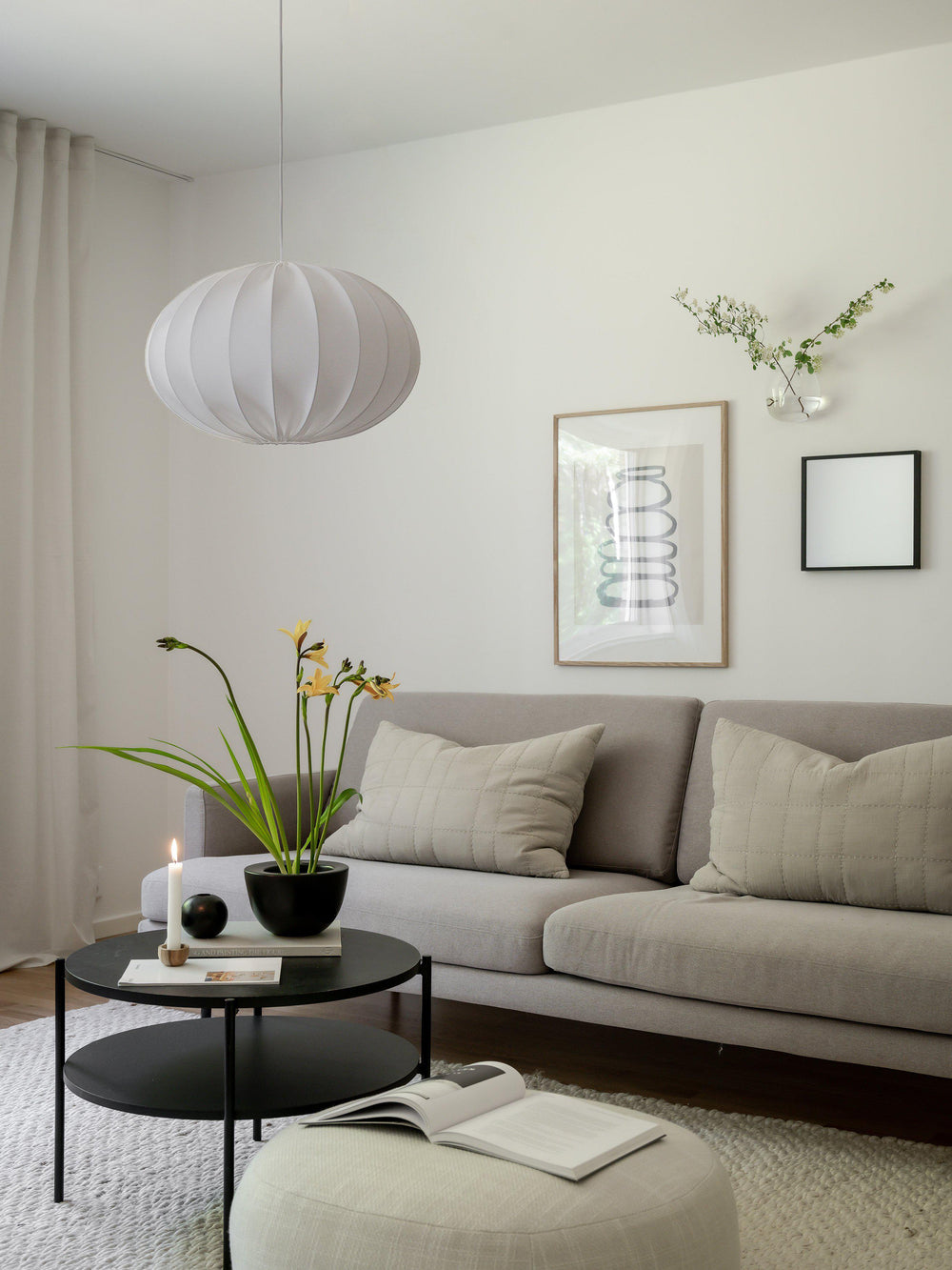 Hilma kattovarjostin Franza valkoinen 40 cm