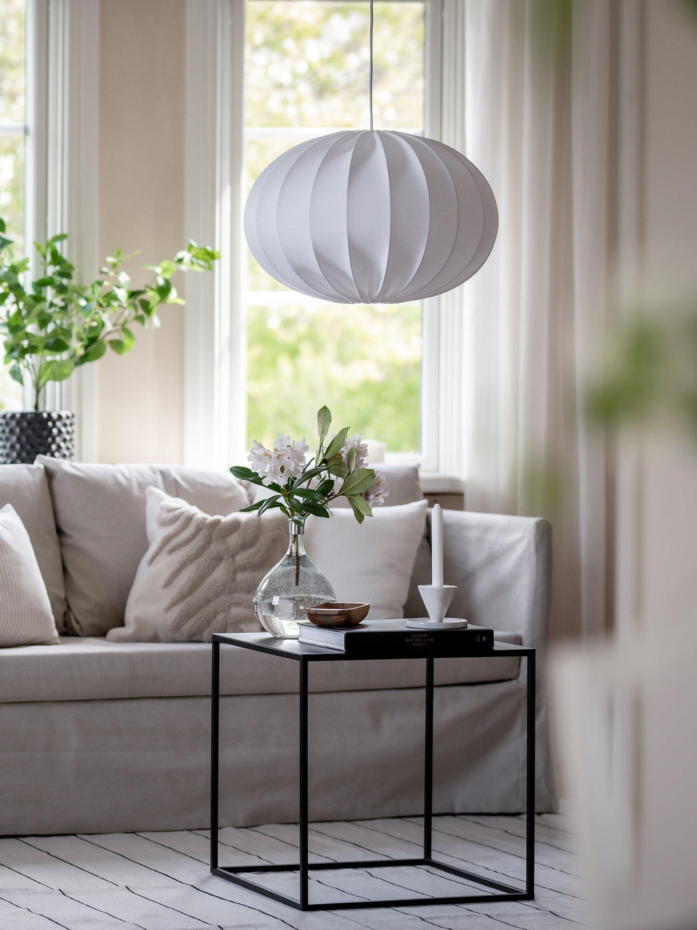 Hilma kattovarjostin Franza valkoinen 50 cm