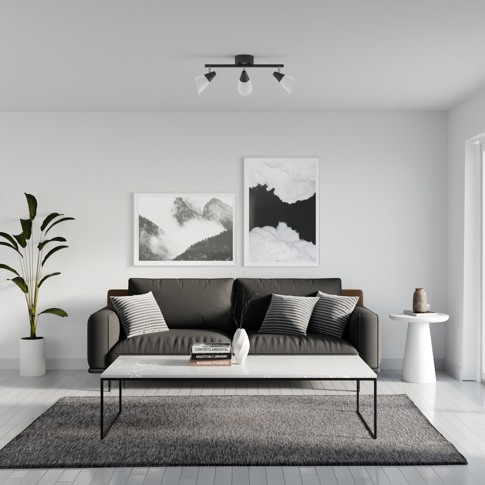 Orion 3-os kattospotti Musta