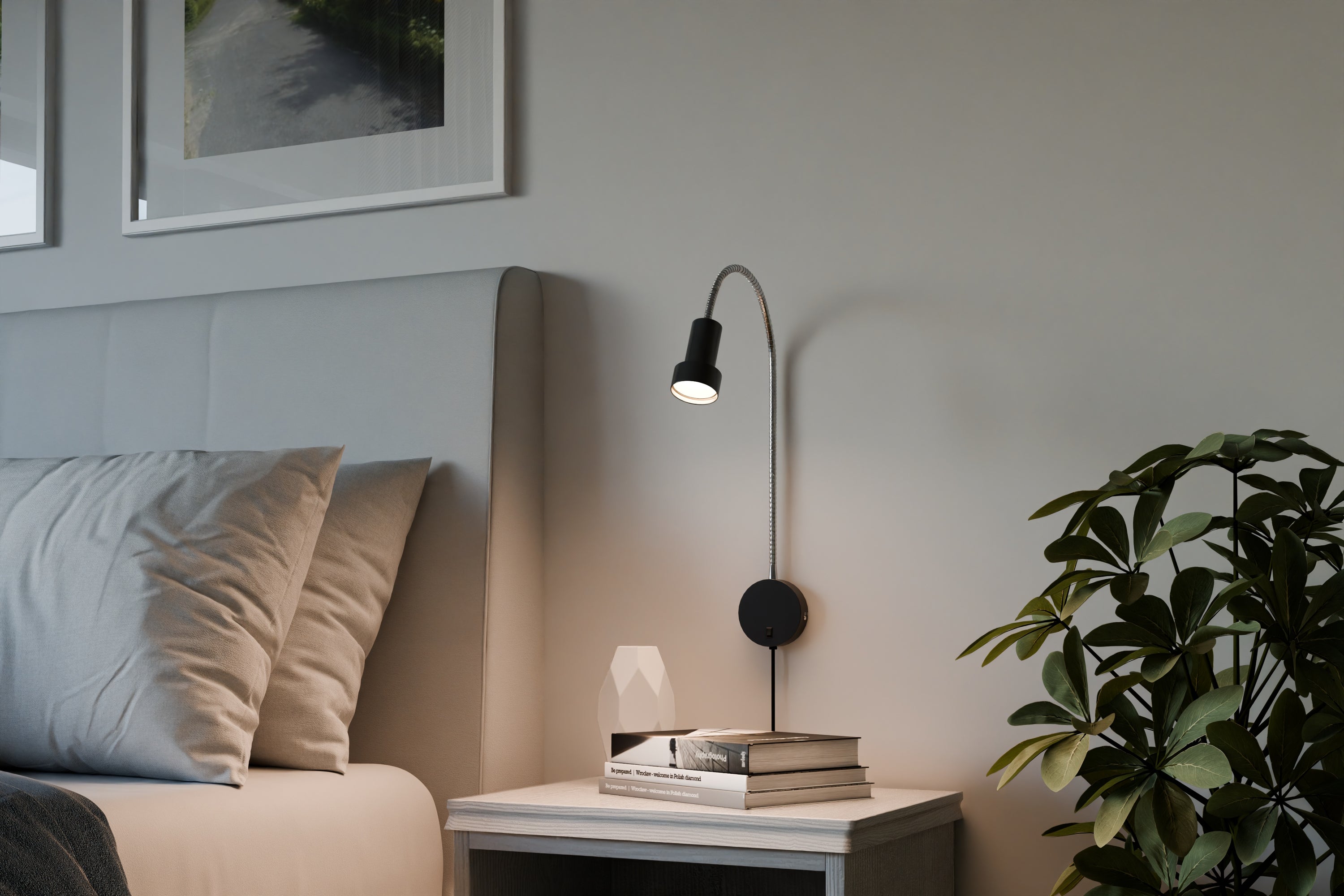 Colton Flex vägglampa svart
