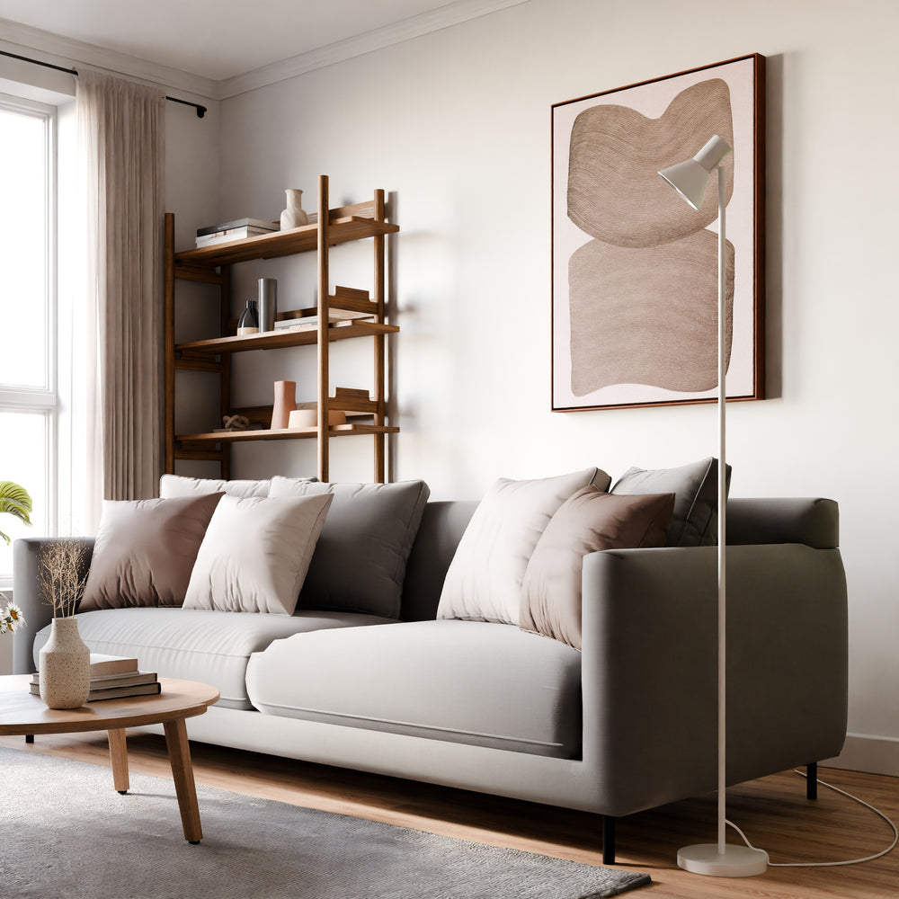 Malone lattiavalaisin valkoinen