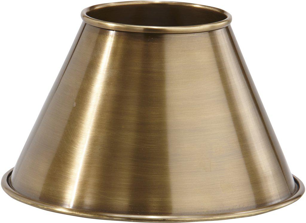 Classic metallivarjostin antiikkimessinki 22cm