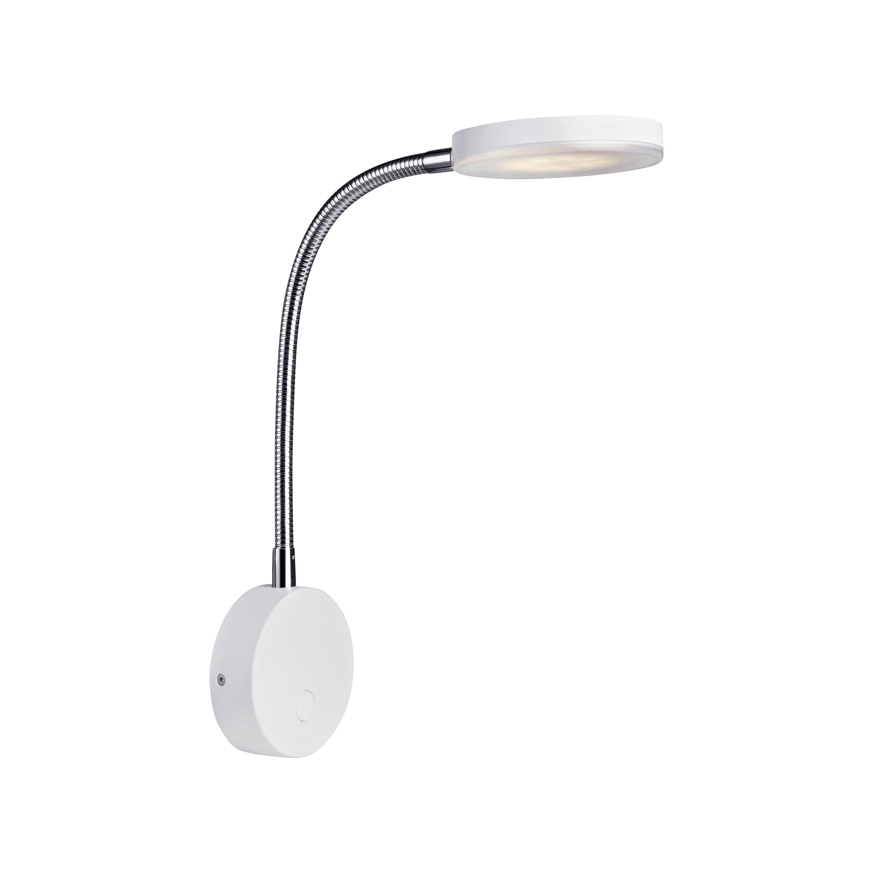 FLEX vägglampa 1L White\Chrome