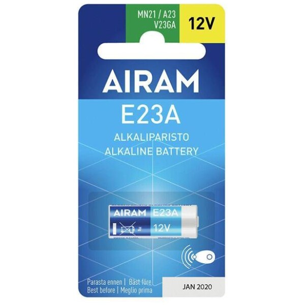 AIRAM ALKALISKT BATTERI E23A 12V 1/BL