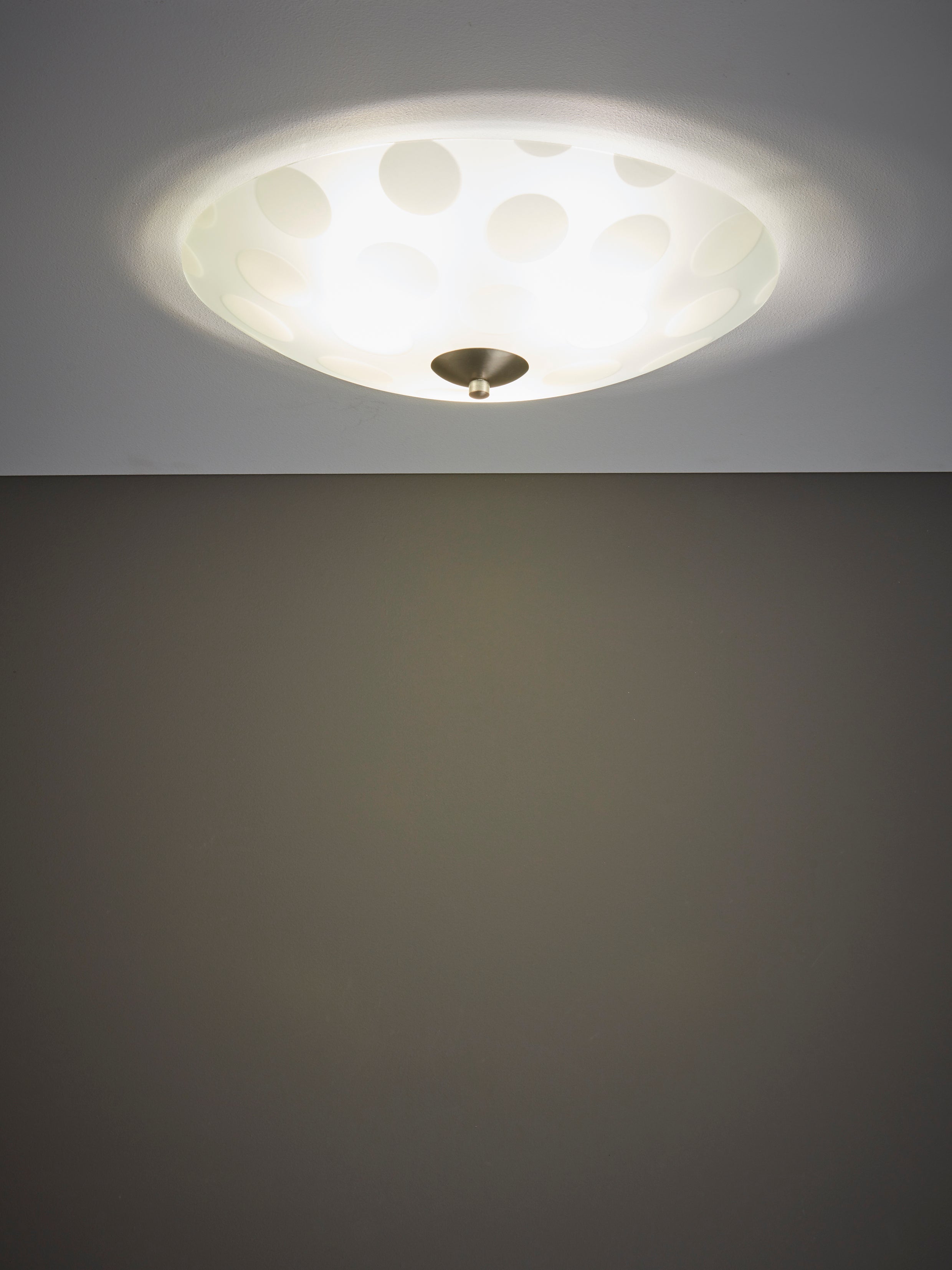 DOTS plafond 3L 43cm Frosted/Steel