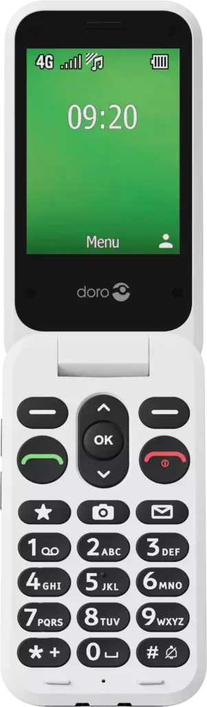 DORO LEVA E21, RED/WHITE