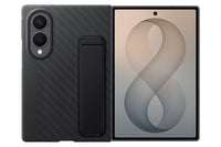 Samsung Galaxy Fold8 Carbon Standing suojakotelo, musta – kuva 1