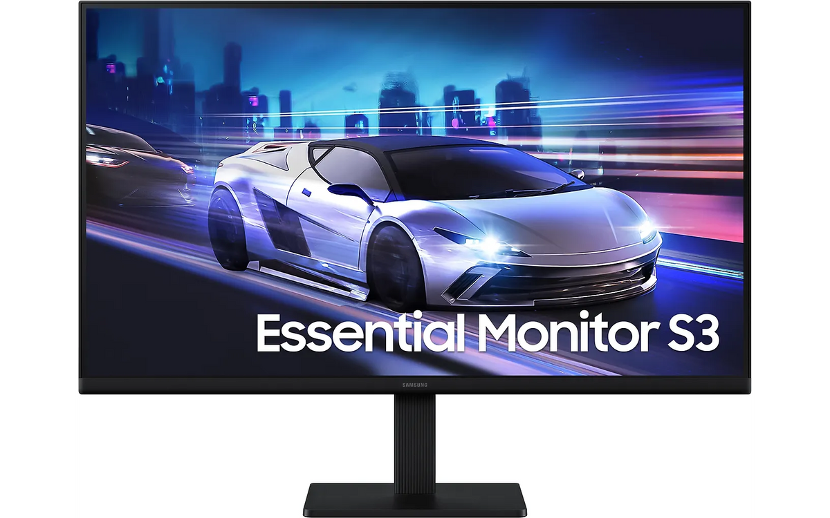 Samsung 27" Essential Monitor S3 (S32GF) Full HD 120 Hz näyttö