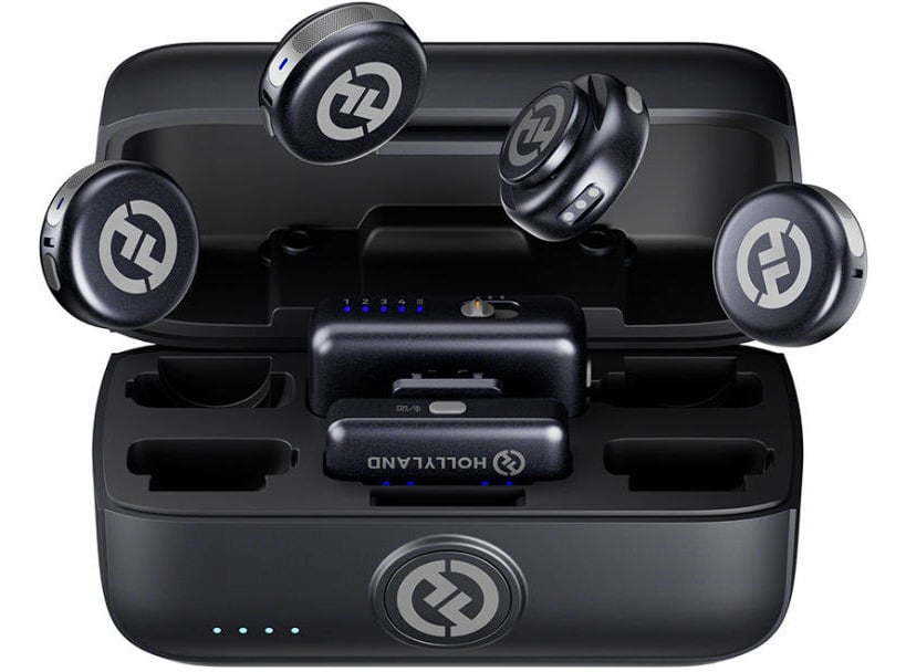 Hollyland LARK M3 Combo 4TX & 2RX USB-C & Camera RX mikrofonijärjestelmä – 1