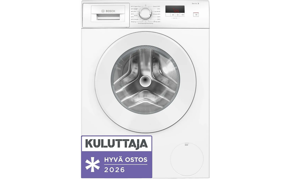 Bosch WGE0340LSN Serie 2 tvättmaskin