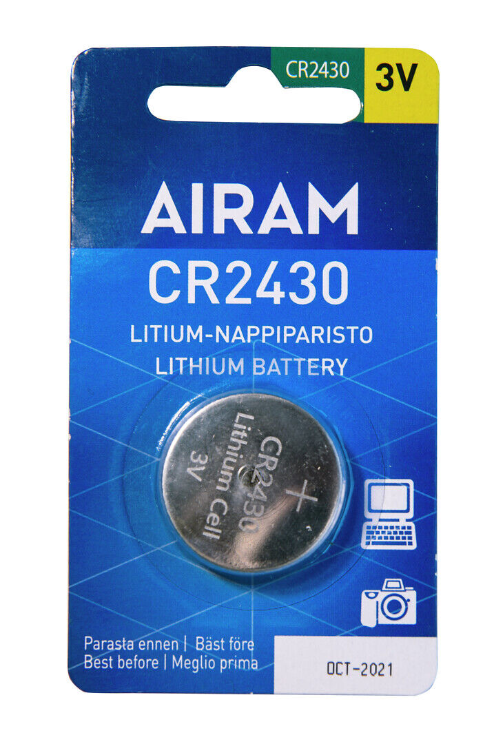 AIRAM LITIUMPARISTO CR2430 3V 1/BL