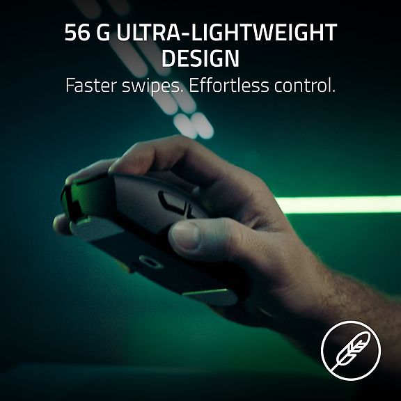 Razer Deathadder V4 Pro langaton pelihiiri, musta – kuva 10