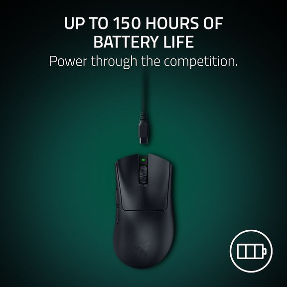 Razer Deathadder V4 Pro langaton pelihiiri, musta – kuva 14