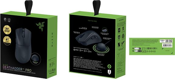 Razer Deathadder V4 Pro langaton pelihiiri, musta – kuva 9