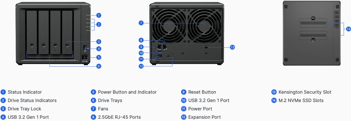 Synology DiskStation DS925+ verkkolevypalvelin – 7