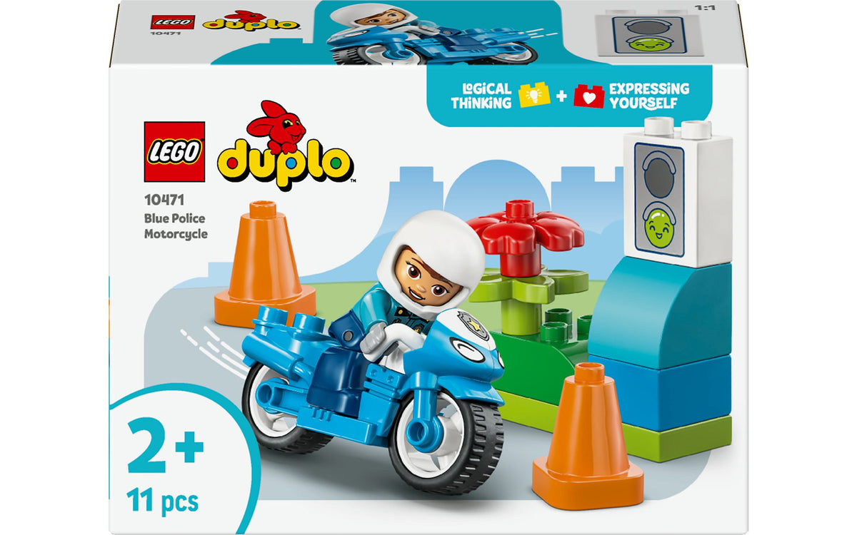 LEGO DUPLO Town 10471 Sininen poliisimoottoripyörä, kuva 1