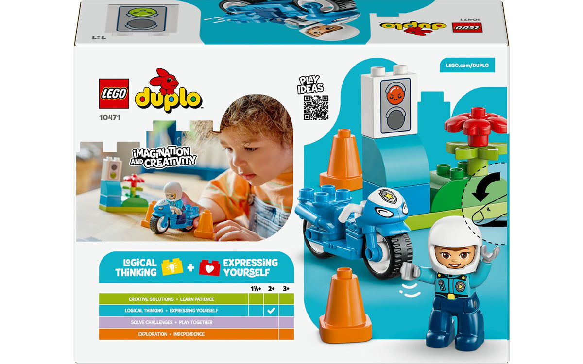 LEGO DUPLO Town 10471 Sininen poliisimoottoripyörä, kuva 2