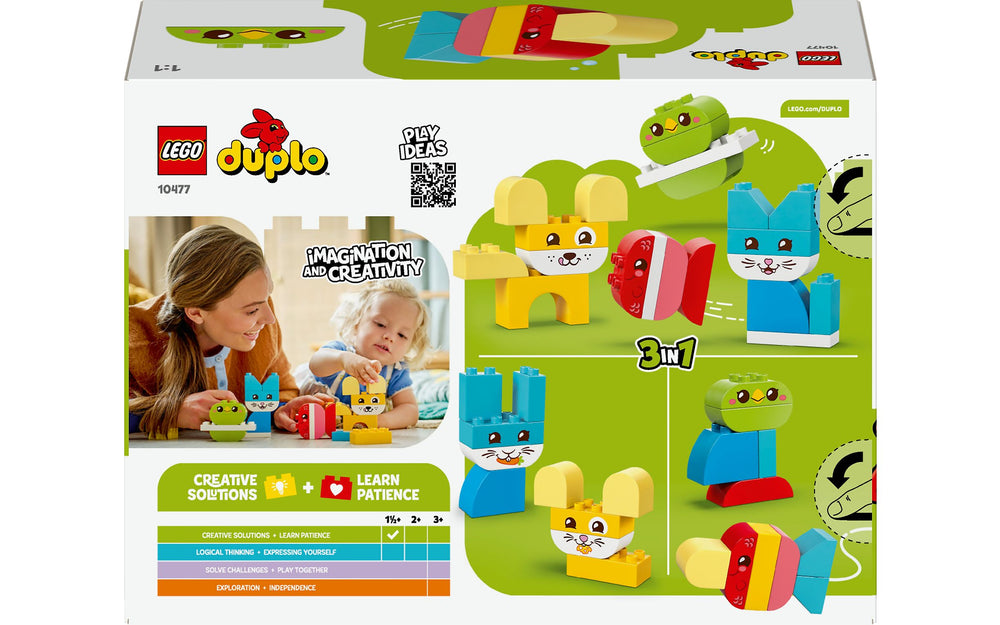 LEGO DUPLO My First 10477 Söpöt luovat lemmikit 3in1, kuva 2