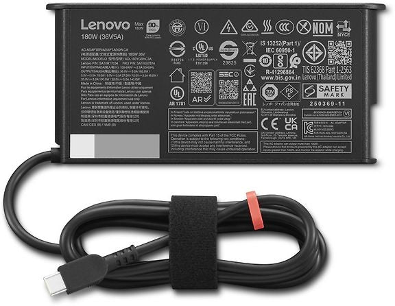 ThinkPad Mobile Workstation 180W USB-C GaN Slim AC virtalähde – kuva 2