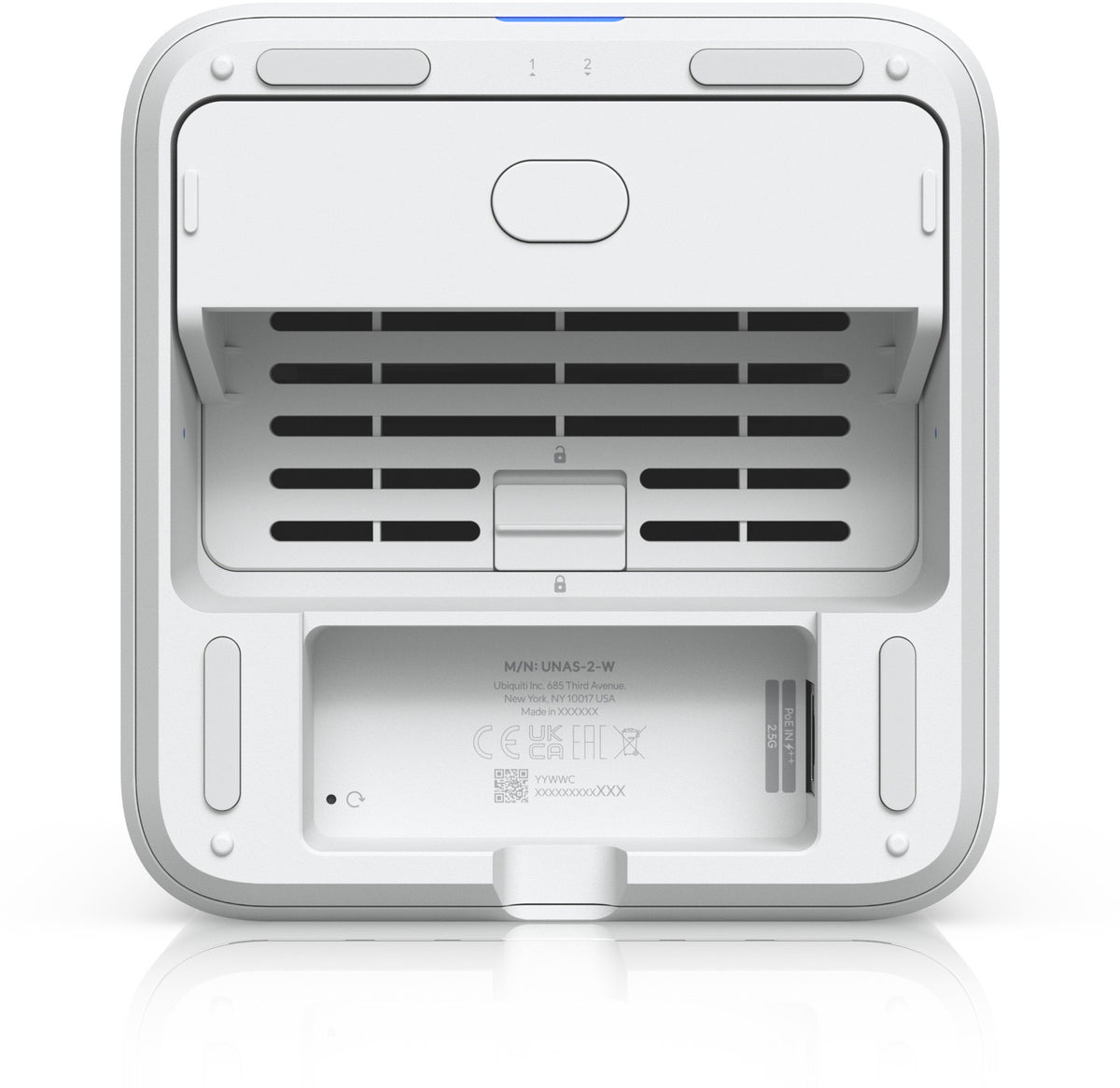 Ubiquiti UNAS-2-W verkkolevypalvelin, valkoinen – 6