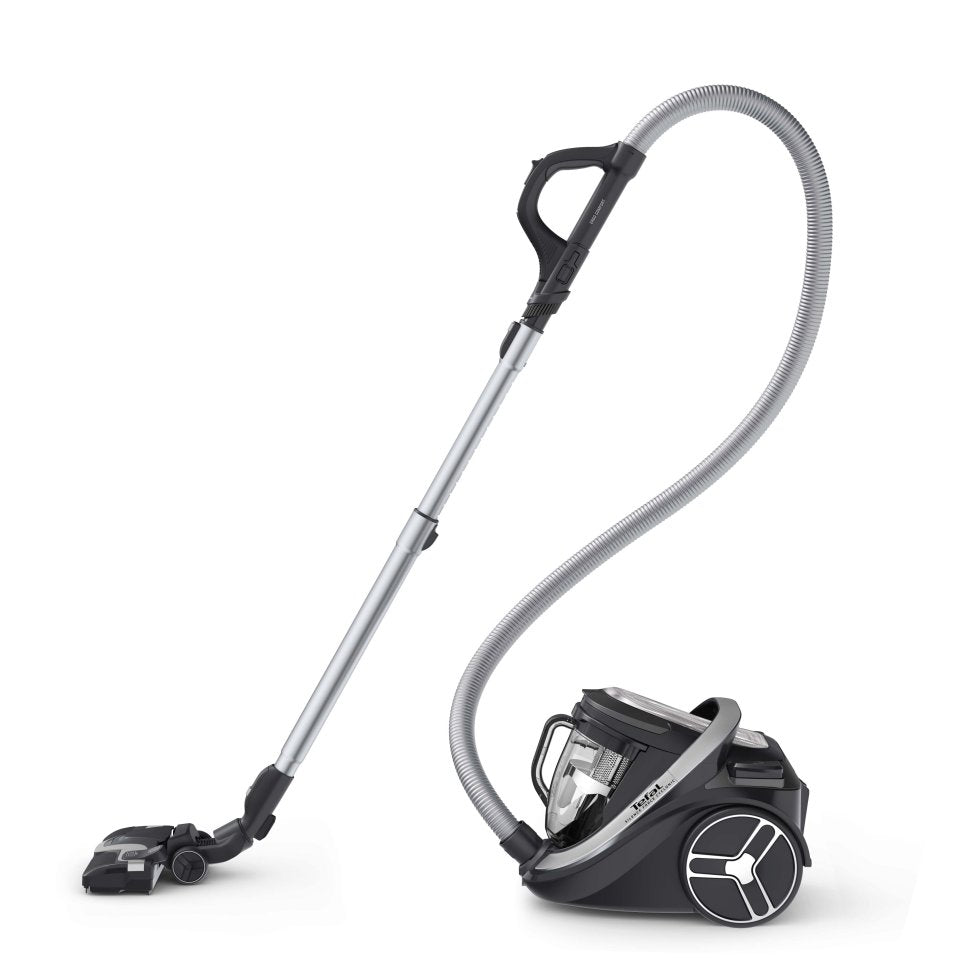 Tefal Silence Force Cyclonic Total Clean pölynimuri, pölypussiton, musta