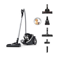 Tefal Silence Force Cyclonic Total Clean pölynimuri, pölypussiton, musta
