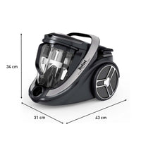 Tefal Silence Force Cyclonic Total Clean pölynimuri, pölypussiton, musta
