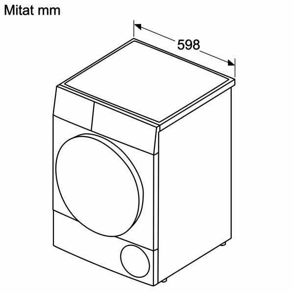 Bosch WQG2420WSN Serie 6, lämpöpumppukuivausrumpu