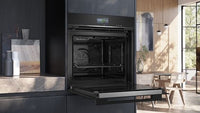 Siemens HR776G3B1 iQ700 uuni lisähöyrytoiminnolla, 60 x 60 cm, musta