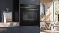 Siemens HR776G3B1 iQ700 uuni lisähöyrytoiminnolla, 60 x 60 cm, musta