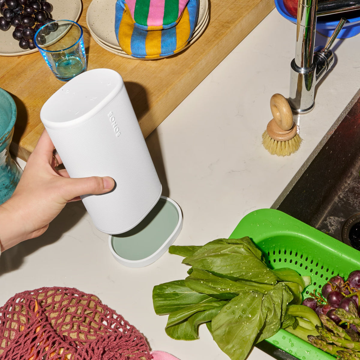 Sonos Play kannettava älykaiutin, valkoinen – kuva 3