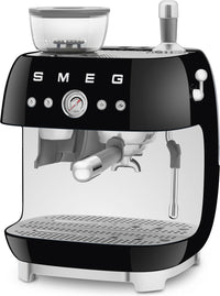 Smeg EGF03BLEU -espressokeitin kahvimyllyllä, musta 5