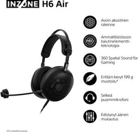 Sony INZONE H6 Air langalliset avoimet pelikuulokkeet – kuva 2