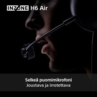 Sony INZONE H6 Air langalliset avoimet pelikuulokkeet – kuva 8