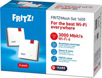 FRITZ!Mesh 1600 Mesh-järjestelmä, 2-pack