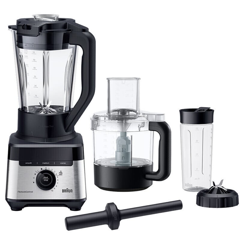 Braun JB7568BK PowerBlend 7 Kitchen System 1400 W monitoimikone, musta – kuva 1