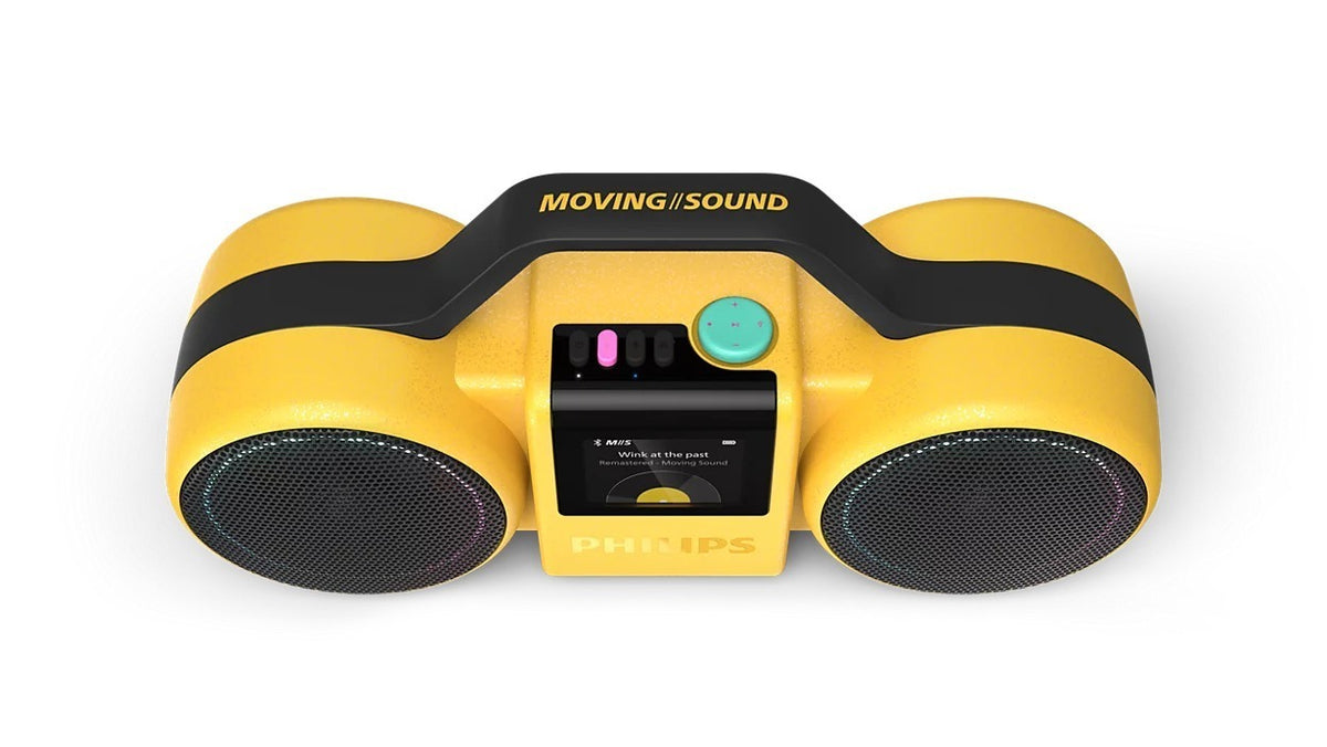 Philips Moving Sound The Roller TAMS60Y/00 kannettava boomblaster, keltainen – kuva 2