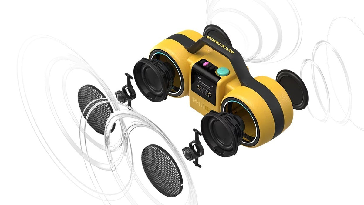 Philips Moving Sound The Roller TAMS60Y/00 kannettava boomblaster, keltainen – kuva 5