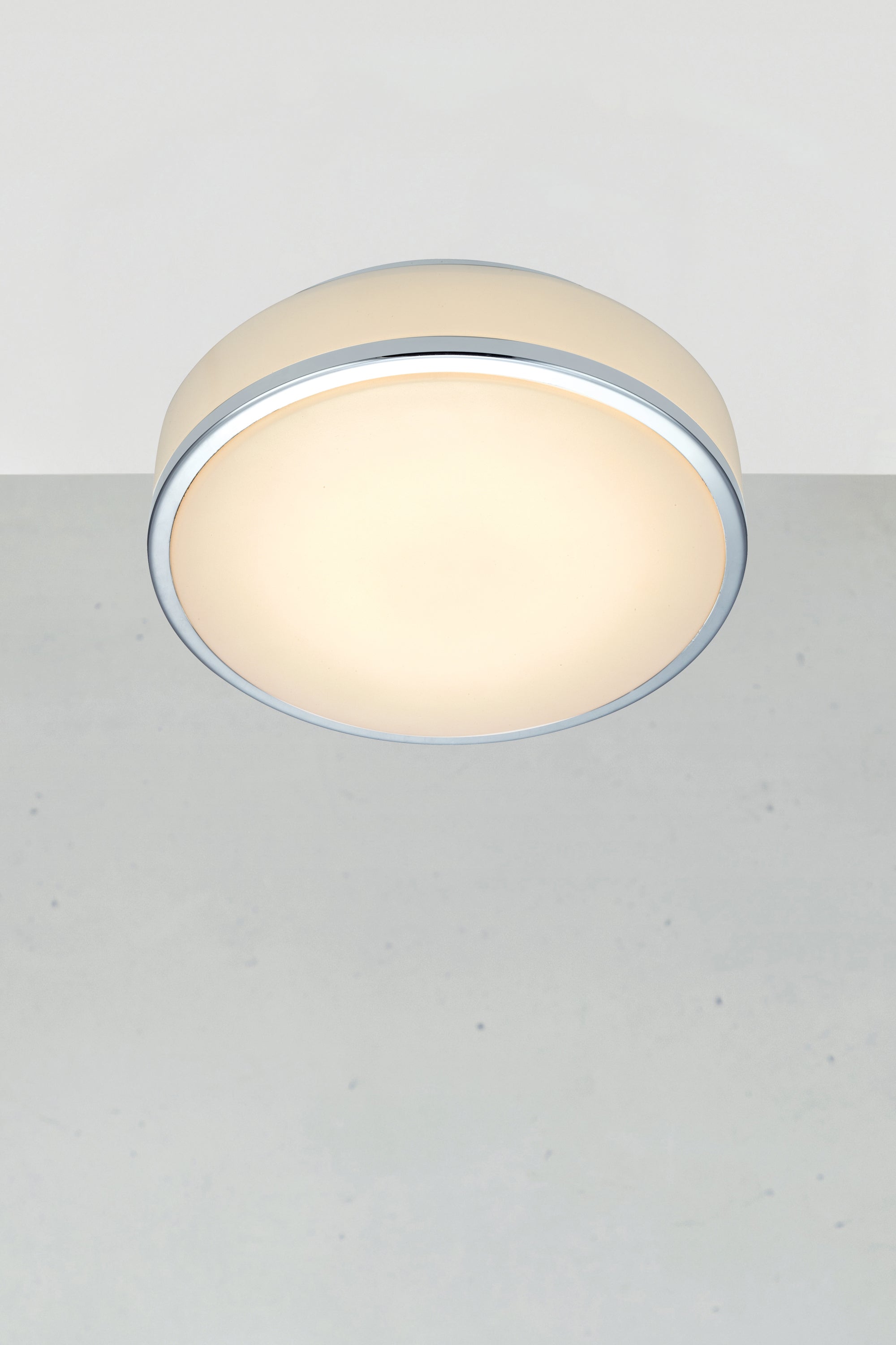 GLOBAL plafond 28cm Led White/Chrome