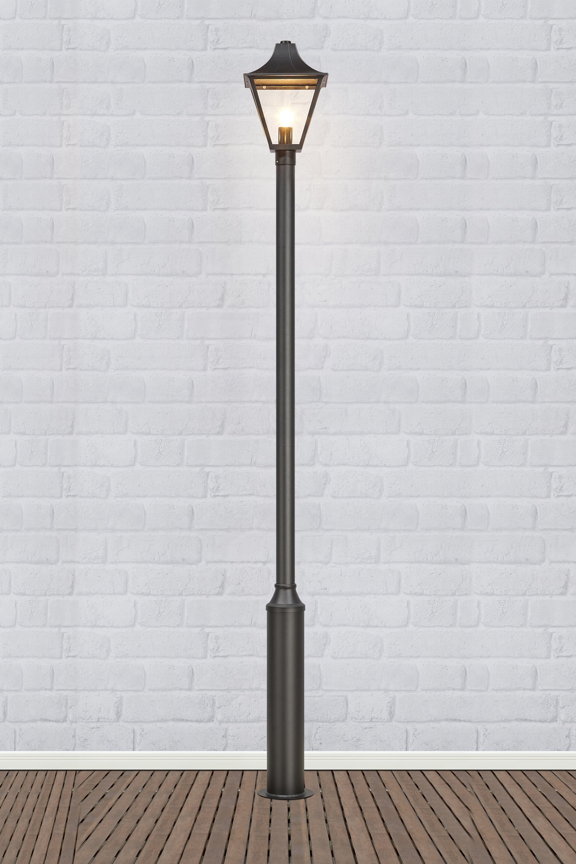 DANDY Lamp Head Black/Clear