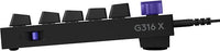 Logitech G316 X 75 pelinäppäimistö, musta – kuva 3