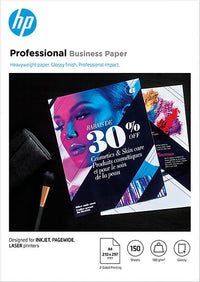 HP Professional Business Paper Glossy A4 180 g/m² kiiltävä paperi, 150 arkkia